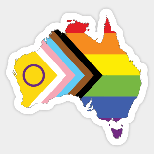 Australian LGBTIQA Pride Sticker